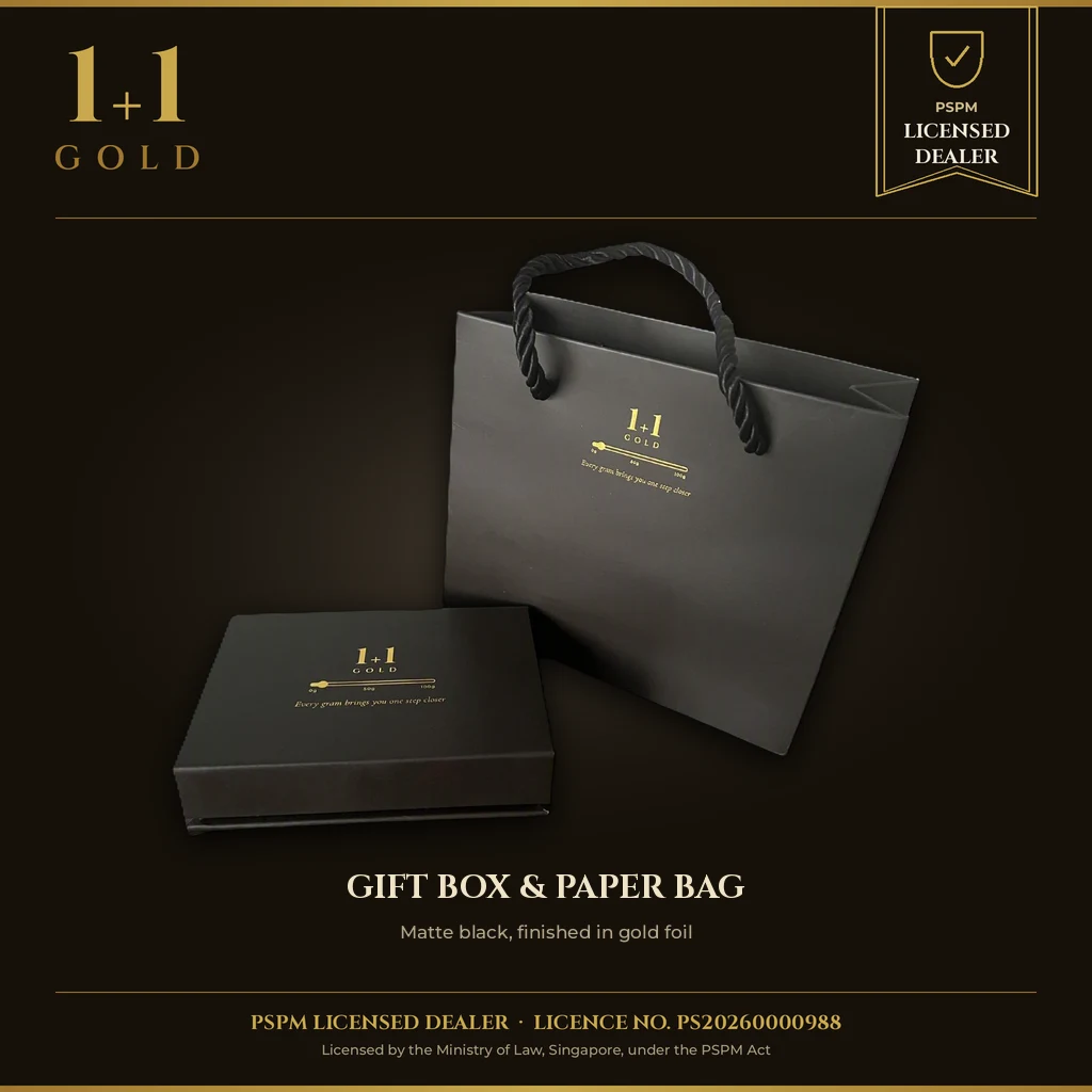 Gift Box + Paper Bag Gold