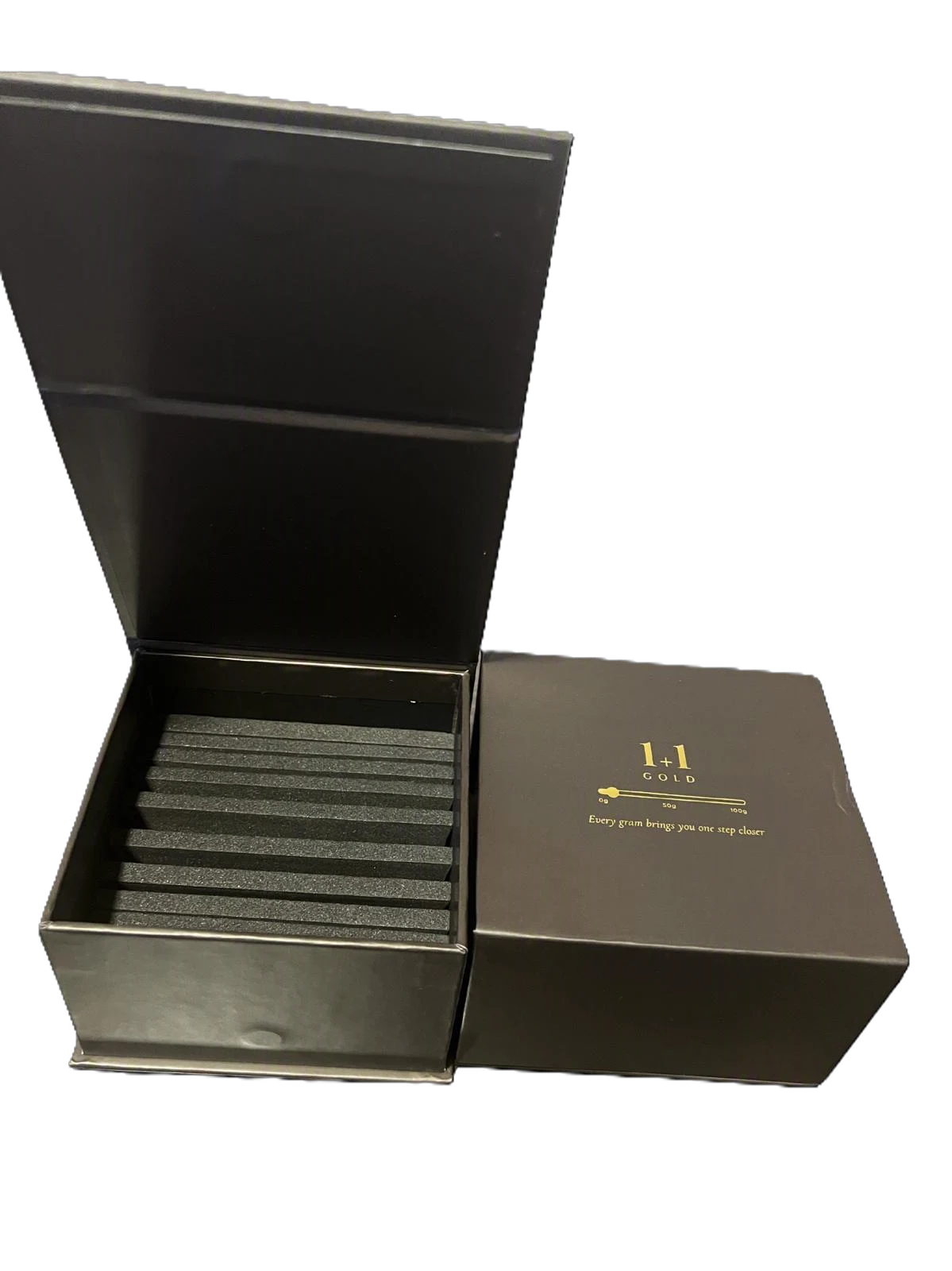 Storage Box for 10  cards Gold
